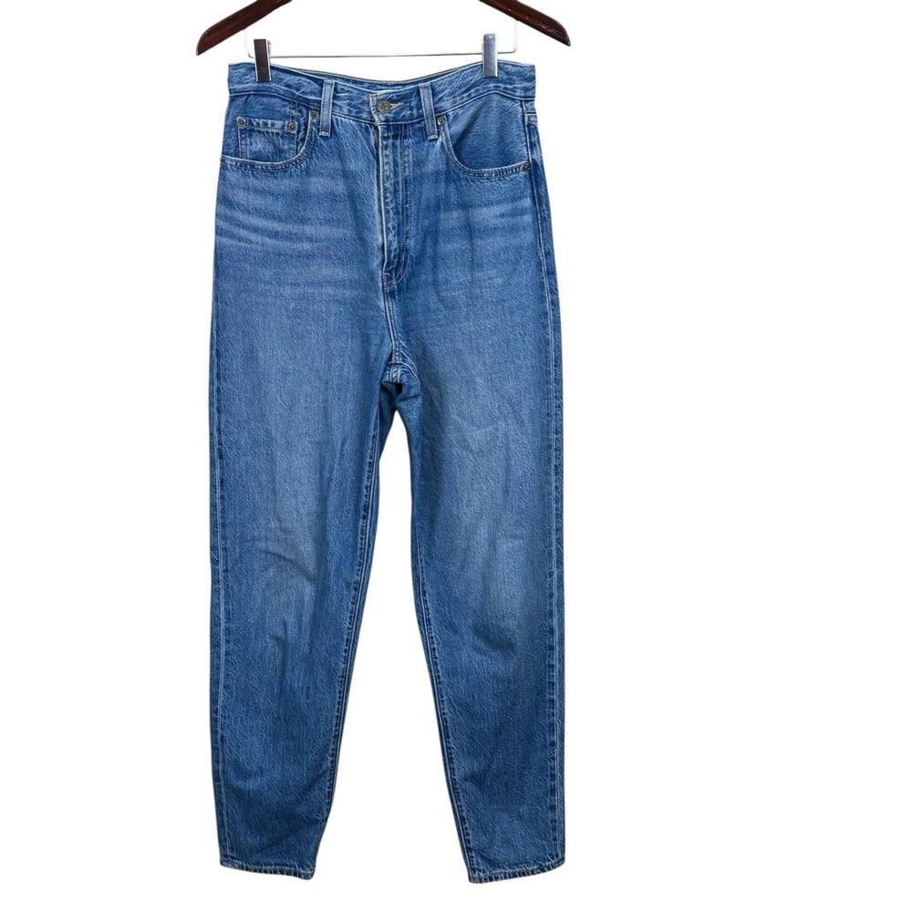 Levi's High Loose Taper  Jeans - W27 L31 - Blue - Premium Big E - Women's EUC